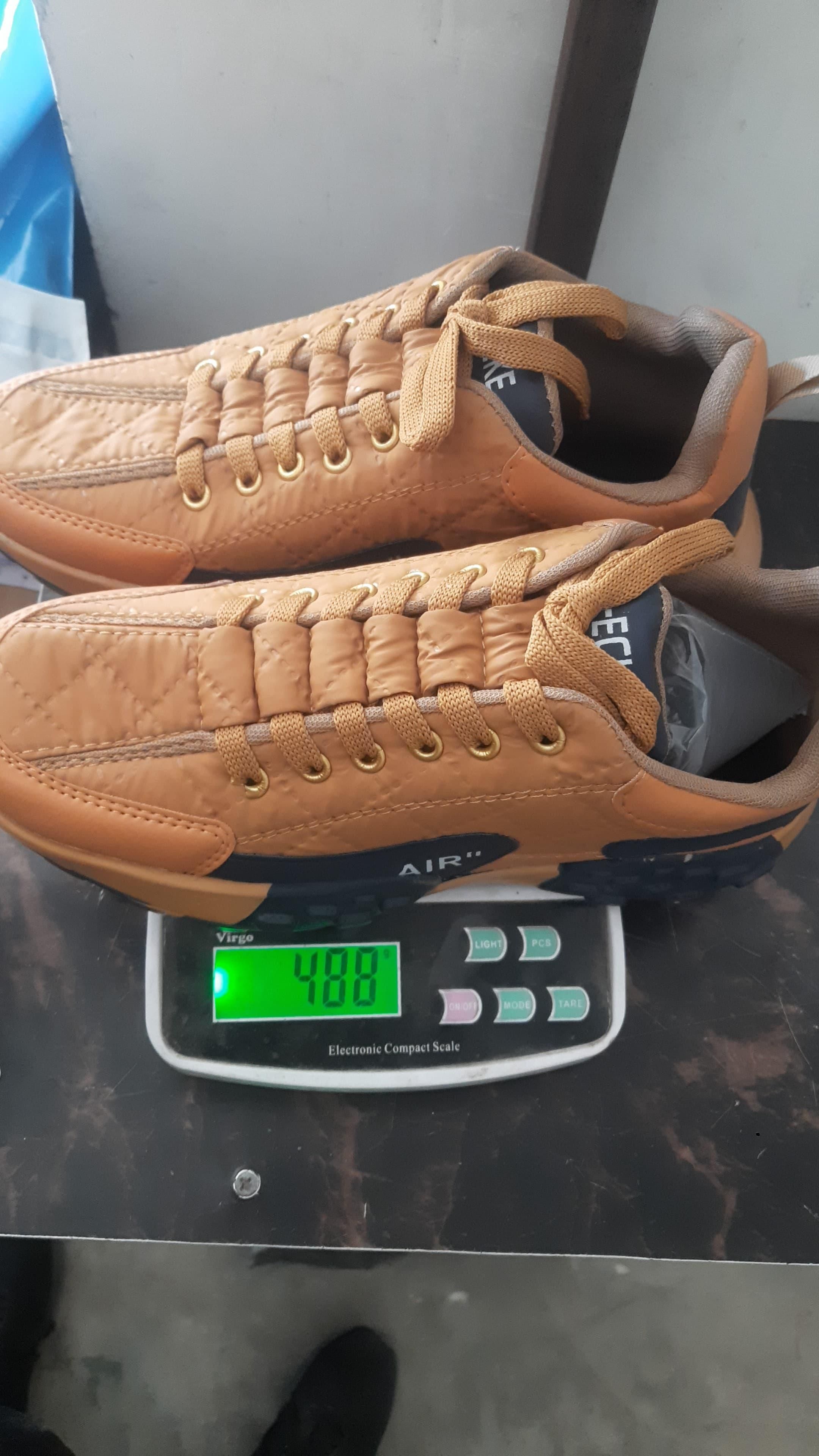Men's Korean Style High Top Fashion Casual Shoes (Boots) Tan