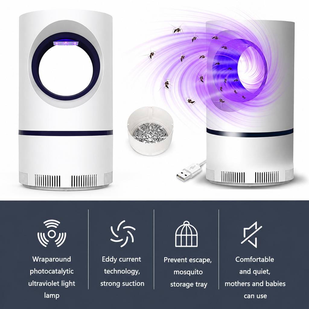HAVNOM Electric Mosquito Trap | Smart Indoor Mosquito Protection for Home & Bedroom