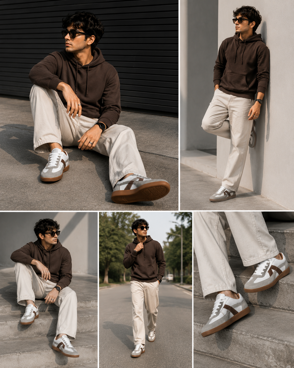 Stylish Men's Lace-Up Sneakers | Lightweight & Comfortable