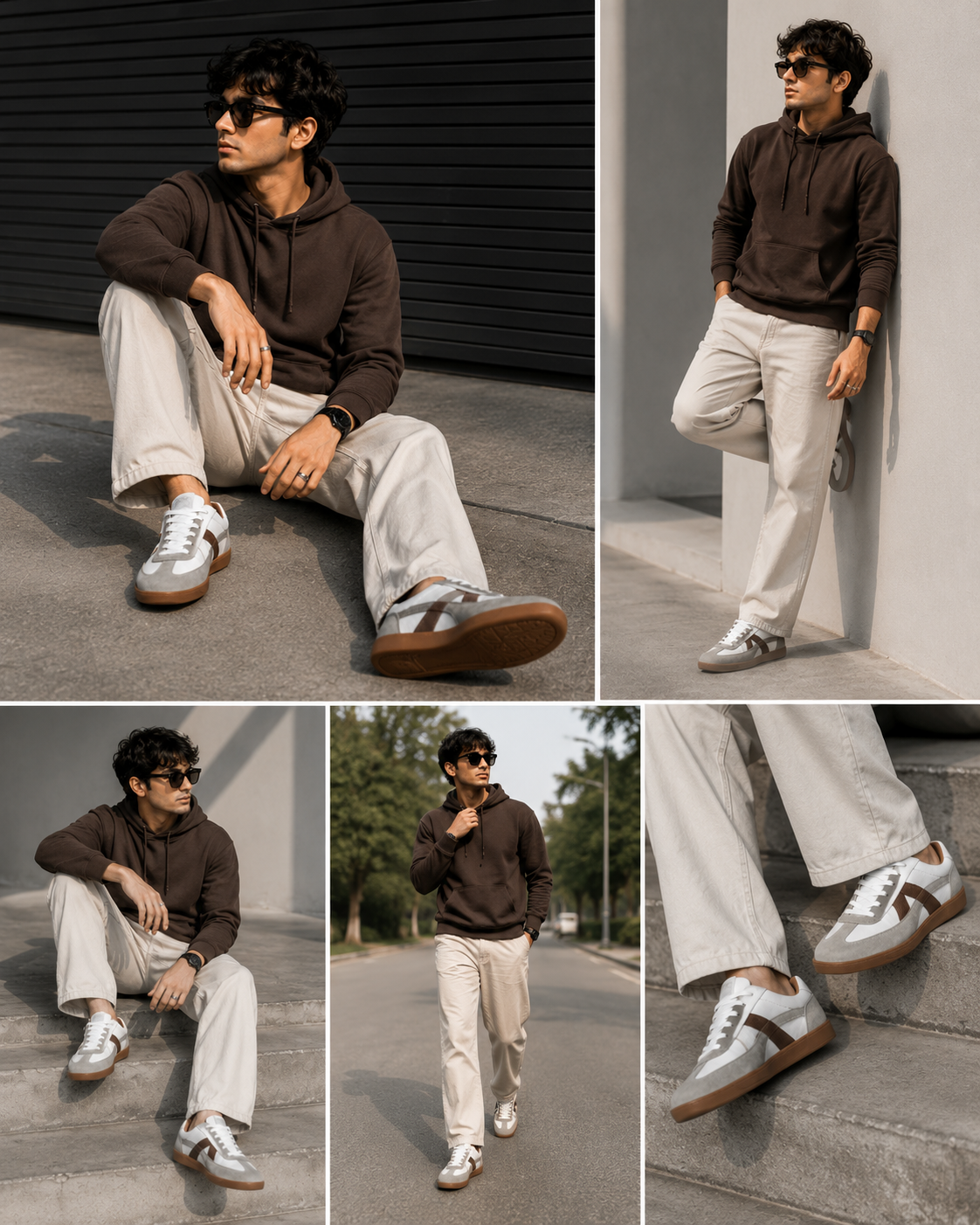 Stylish Men's Lace-Up Sneakers | Lightweight & Comfortable