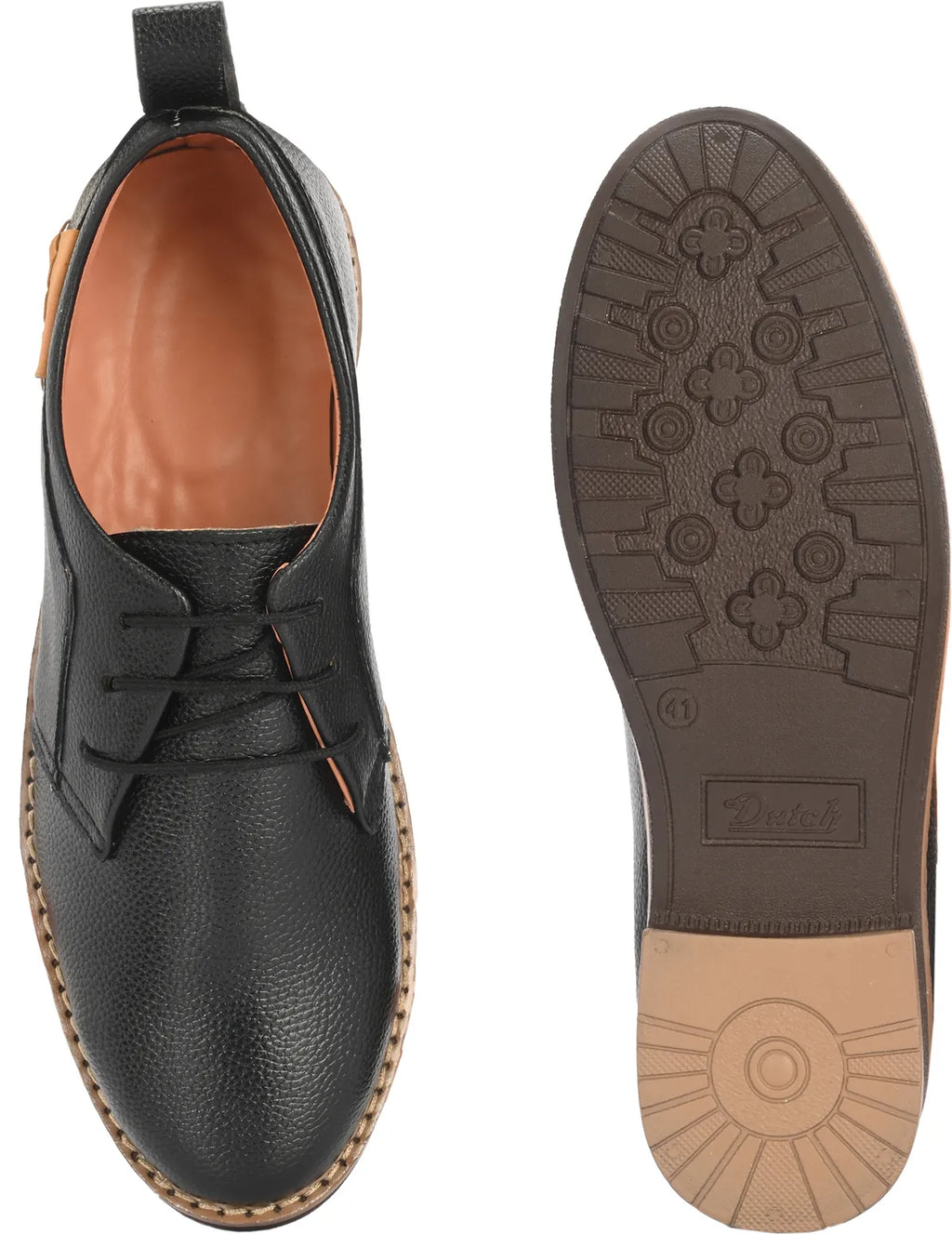 KASTAVA Premium Classic Elegance Formal Derby For Men (Black): Size-9