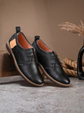 KASTAVA Premium Classic Elegance Formal Derby For Men (Black): Size-9
