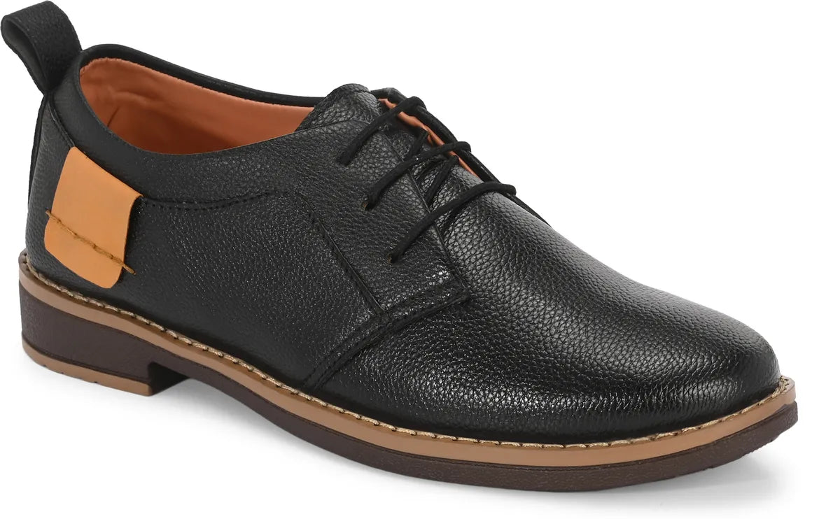 KASTAVA Premium Classic Elegance Formal Derby For Men (Black): Size-9