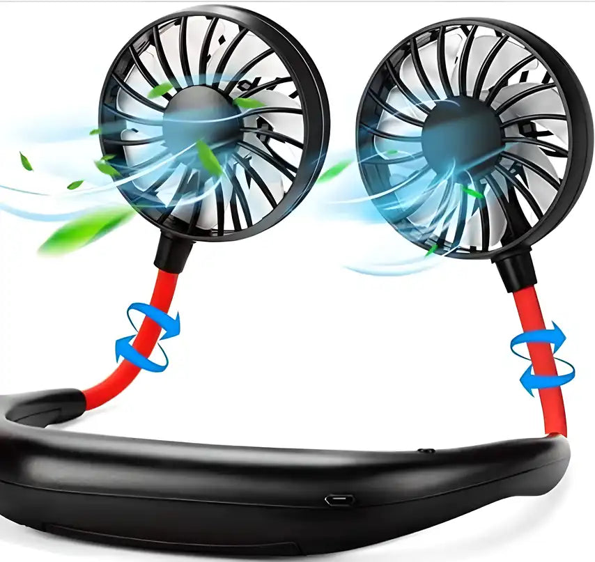 Neck Fan- Rechargeable Portable Neck Fan With 3 Level Fan Speed