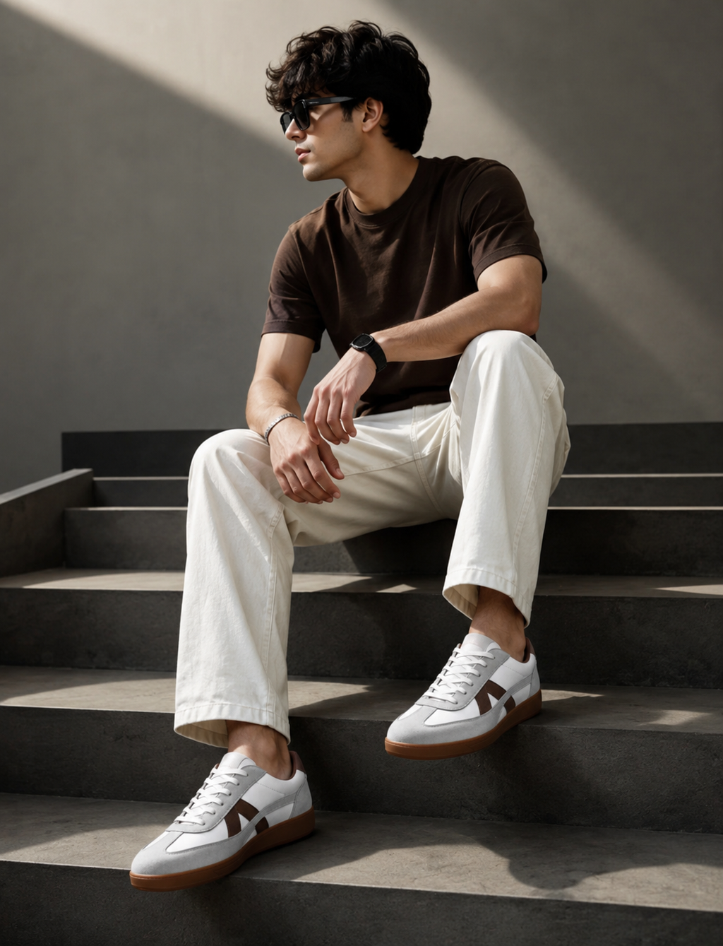 Stylish Men's Lace-Up Sneakers | Lightweight & Comfortable