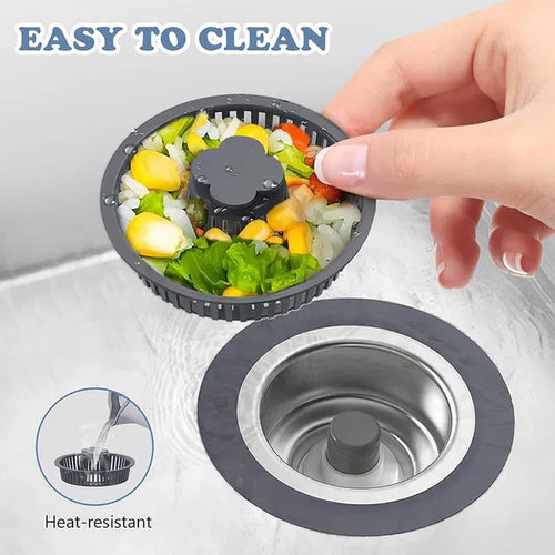 3-in-1 Sink Drain Strainer